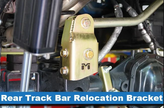 MetalCloak 7206 Rear Track Bar Relocation Bracket for Jeep Wrangler JL 3.6L 2018+