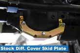 MetalCloak 6393 Stock Front Diff Cover Skid for Jeep Wrangler JL & Gladiator JT 2018+