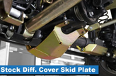 MetalCloak 6393 Stock Front Diff Cover Skid for Jeep Wrangler JL & Gladiator JT 2018+