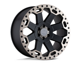 Black Rhino Wheels 1790WAR-25127M71 Warlord Wheel 17x9 in Matte Black with Machined Dark Tint