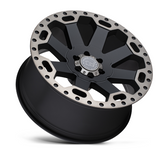 Black Rhino Wheels 1790WAR-25127M71 Warlord Wheel 17x9 in Matte Black with Machined Dark Tint