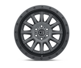 Black Rhino Wheels 1785DGR-85127M71 Dugger Wheel 17x8.5 in Gun Black