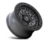 Black Rhino Wheels 1785BCD-85127G71 Barricade Wheel 17x8.5 in Gun Black with Black Rock Guard