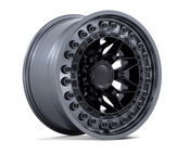 Black Rhino Wheels BR008MA17905012N Alpha Wheel 17x9 in Matte Black with Gunmetal Lip