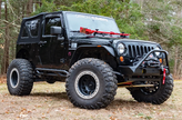 Outta Hand Fab JK-8STRCH-ELITE-SLDRS 8" Stretch Elite Rock Sliders for Jeep Wrangler JK 2 Door 2007-2018