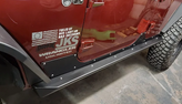 Outta Hand Fab JKU-INS-RCK-SLDR Insanity Rock Sliders for Jeep Wrangler JK 4 Door 2007-2018