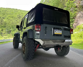 Outta Hand Fab JK-INTEN-RR Intensity Rear Bumper for Jeep Wrangler JK 2007-2018
