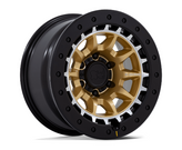Black Rhino Wheels BR016GD17855010N Tusk Wheel 17x8.5 in Matte Gold with Machined Ring
