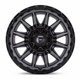 Fuel FC866AB17905012N Piston Wheel 17x9 in Matte Gunmetal with Gloss Black Lip