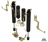 MetalCloak 1628 RockSport BLACK Front Shocks 4.5-5.5" for Jeep Wrangler JL & Gladiator JT 2018+