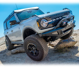 Turn Offroad FB1-M1P Front Bumper, Skid Plate, Winch Mount, Bull Bar Package for Ford Bronco 2021+