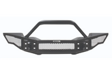 Go Rhino 331201T Rockline Full Width Front Bumper with Overrider Bar for Jeep Wrangler JK, JL & Gladiator JT 2007+