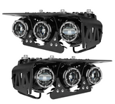 Oracle Lighting 5928-LZZ-001 Off-Road Laser Auxiliary Lights + LED Fog Light Kit for Steel Bumper Ford Bronco 2021+