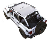 Spiderwebshade JL4D One Piece Sun Shade for Jeep Wrangler JL 4 Door 2018+