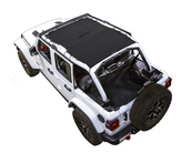 Spiderwebshade JL4D One Piece Sun Shade for Jeep Wrangler JL 4 Door 2018+