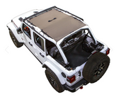 Spiderwebshade JL4D One Piece Sun Shade for Jeep Wrangler JL 4 Door 2018+