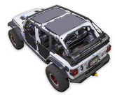 Spiderwebshade JL4D2 Two-Piece Sunshade for Jeep Wrangler JL 4 Door 2018+