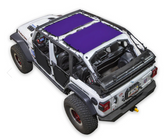 Spiderwebshade JL4D2 Two-Piece Sunshade for Jeep Wrangler JL 4 Door 2018+