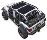 Spiderwebshade SWS-SHDTOP-01-JL4D-2PC Two-Piece Sun Shade for Jeep Wrangler JL 4 Door 2018+
