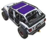 Spiderwebshade SWS-SHDTOP-01-JL4D-2PC Two-Piece Sun Shade for Jeep Wrangler JL 4 Door 2018+