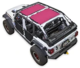 Spiderwebshade SWS-SHDTOP-01-JL4D-2PC Two-Piece Sun Shade for Jeep Wrangler JL 4 Door 2018+