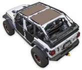 Spiderwebshade SWS-SHDTOP-01-JL4D-2PC Two-Piece Sun Shade for Jeep Wrangler JL 4 Door 2018+