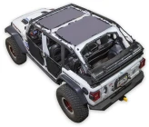 Spiderwebshade SWS-SHDTOP-01-JL4D-2PC Two-Piece Sun Shade for Jeep Wrangler JL 4 Door 2018+