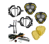 KC Hilites 97148 Flex Era 3 Dual Mode SAE Fog Light Kit for Jeep Wrangler JL & Gladiator JT Non-Rubicon 2018+