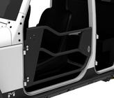 MetalCloak 4100 Aluminum Open Frame Front Tube Doors for Jeep Wrangler JK 2007-2018