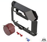 MetalCloak B0202-BPC Spare Tire Delete & License Plate Relocation Kit for Ford Bronco 2021+