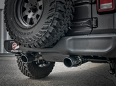 aFe Power 49-48067-B Rebel Series 2.5" 409 Stainless Steel Axle Back Exhaust for Jeep Wrangler JL 2018+