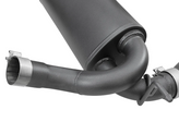 aFe Power 49-48061-B Rebel Series 2.5" 409 Stainless Steel Axle Back Exhaust System for Jeep Wrangler JK 2007-2018