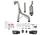 aFe Power 49-48056-B Rebel Series 2.5" 409 Stainless Steel Cat Back Exhaust System for Jeep Wrangler JK 2007-2018
