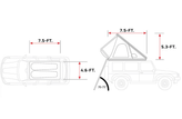 Ironman 4x4 IRTT0012 Swift 1400 Hard Shell Rooftop Tent