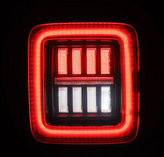 AlphaRex 602030 NOVA-Series Prismatic LED Tail Lights for Jeep Wrangler JL 2018+