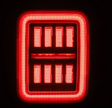 AlphaRex 602070 NOVA-Series Prismatic LED Tail Lights for Jeep Gladiator JT 2020+