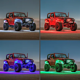 Infinite Offroad 5P-4PC-6W LUX Monster Magnetic RGB+W Rock Light Kit