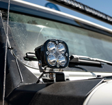 Baja Designs 557801 Squadron Sport Black LED Auziliary Light Pod Pair in Clear Universal