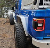 Nemesis Industries 166510 Notorious Dovetail Ultimate Clearance Highline Rear Flares for Jeep Gladiator JT 2020+