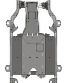 Motobilt MB7001-ES 4-Link Suspension Bracket Kit with Engine Skid for Jeep Wrangler JK 4 Door 2012-2018