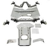 Motobilt MB7001-ES 4-Link Suspension Bracket Kit with Engine Skid for Jeep Wrangler JK 4 Door 2012-2018
