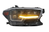 Attica 4x4 CHATT0682-BC-SQ Rogue Series Headlights for Toyota Tacoma 2016-2023