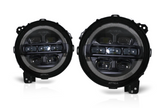 Attica 4x4 CHATT0771-B-SQ Rogue Series Headlights for Jeep Wrangler JL & Gladiator JT 2018+