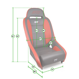 PRP Seats A8301 Competition Elite Suspension Seat Pre-Designed