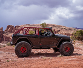 Motobilt MB3043 Aluminum Rear Half Doors for Jeep Wrangler JL 4 Door & Gladiator JT 2018+