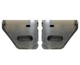 Motobilt MB3043 Aluminum Rear Half Doors for Jeep Wrangler JL 4 Door & Gladiator JT 2018+