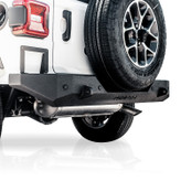 Reaper Off Road JLRBX1B Rear Immortal Bumper with Sensor Cutout for Jeep Wrangler JL 2018+