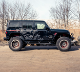 Reaper Off Road JSR03 Immortal Side Step Bars for Jeep Wrangler JL 4 Door 2018+