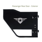 Combat Off Road 35-1049 Mission Rear Tube Doors for Jeep Gladiator JT 2020+