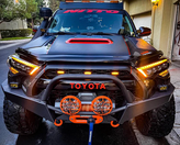 AlphaRex 880810 MK II NOVA-Series LED Projector Headlights for Toyota 4Runner 2014-2024